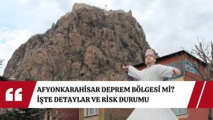 Afyon deprem bölgesi mi? İşte detaylar ve risk durumu